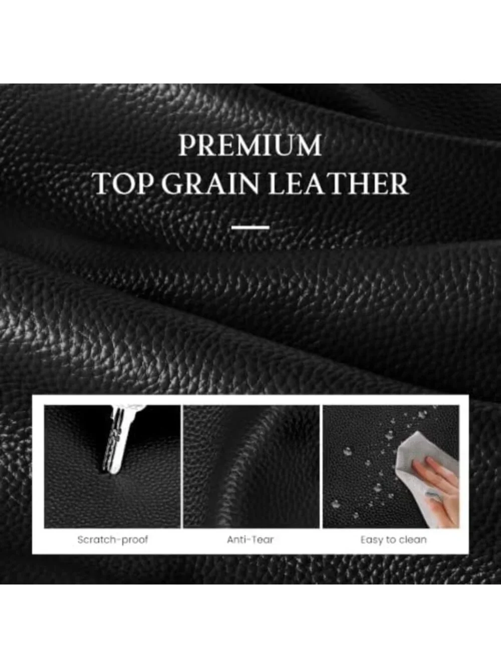 Soft Genuine Leather Slouchy Tote Hobo Shoulder Bag for Women - Travel Essential